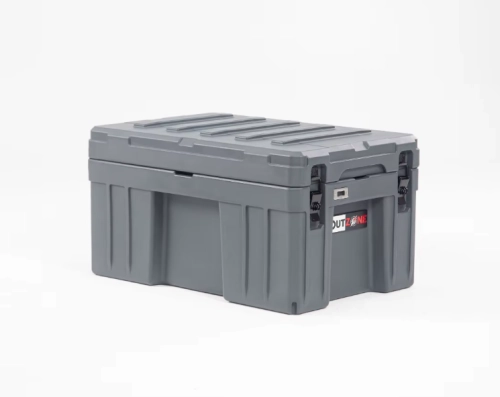 Skrzynia dachowa wyprawowa 86L grey